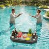 Multi-Hole Floating Drink Rack Multi-Function Drink Floating Tray Cup Holder  Swimming Pool