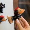 Home Cartoon Personalized Magnetic Stickers Photo Wall Creative Dachshund Fridge Sticker Cartoon Resin Cat Refrigerator Magnets
