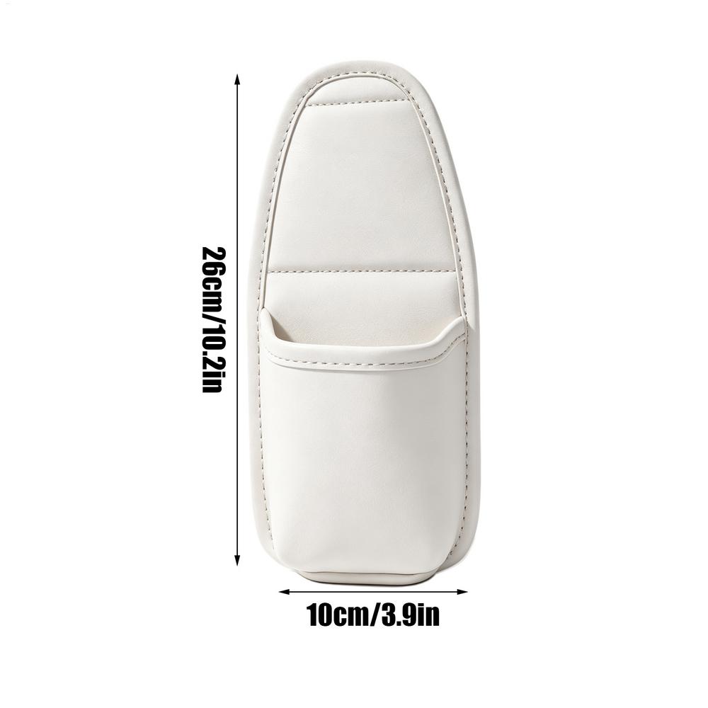 PU Car Door Cup Holder Hanging Adhesive Storage Pocket Auto Door Mount Drink Bottle Holder Phone Interior Sundries Storage Bag