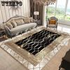 Living Room Carpet Modern Bedroom Fully Covered with Geometric Carpet Home Minimalist Lines