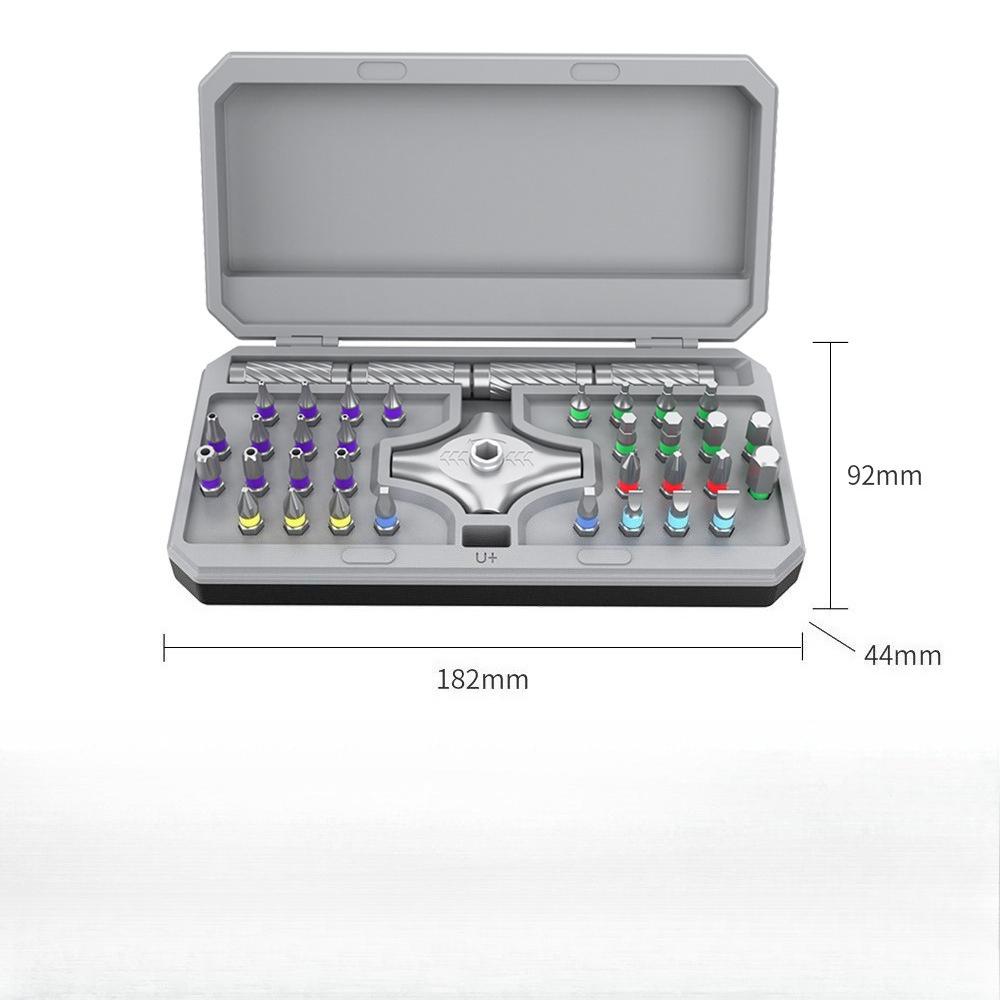 34-in-1 Ratchet Screwdriver Wrench Set Manual Multifunction Ratchet Wrench Set Tools