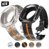 Нержавеющая сталь Ремешок+Корпус для Samsung Galaxy Watch 7 Ultra 47 мм Без зазоров Браслет на запястье Металлический браслет для GALAXY Watch 7 47MM Correa