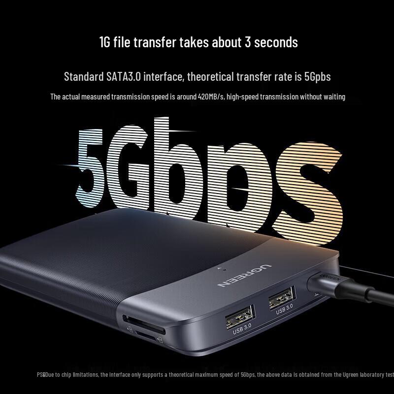 Ugreen 2.5-inch USB 3.0 SATA Hard Drive Enclosure