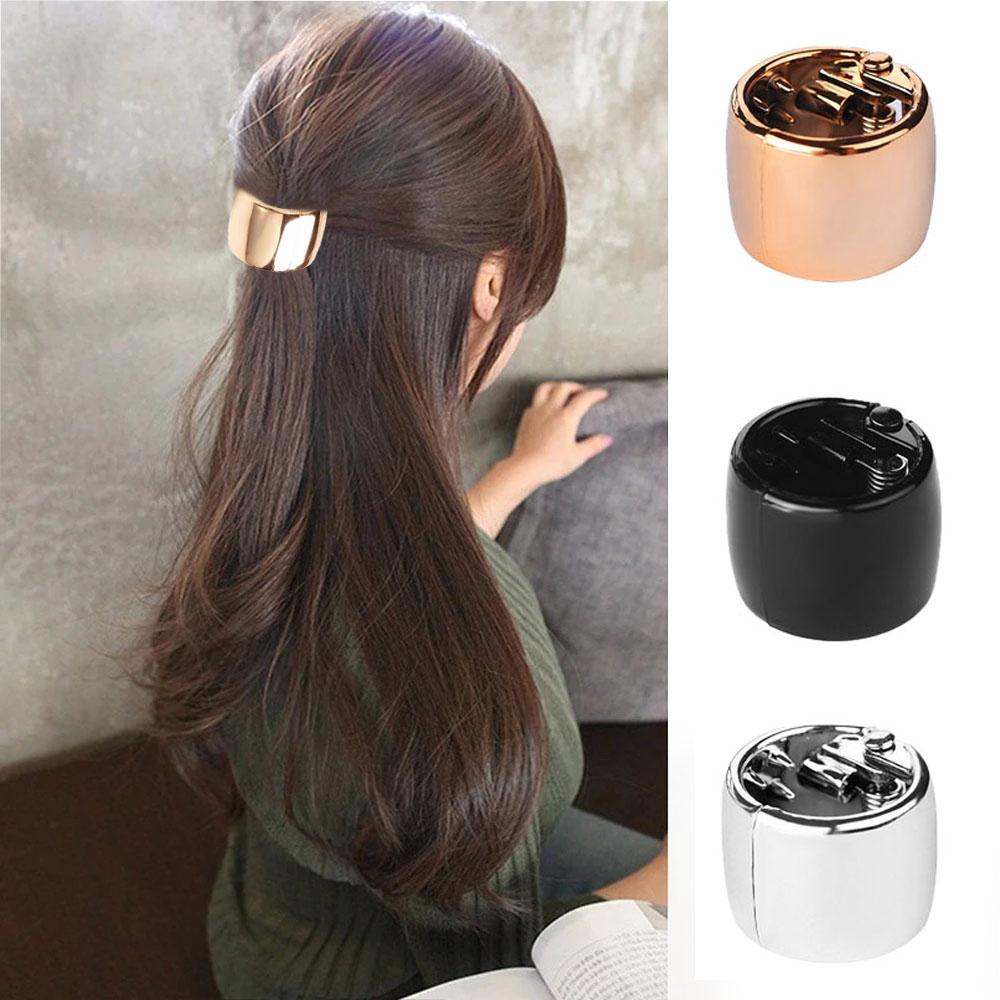 Цинк Сплав цинка Круглый Панк-стиль Мини Женская Мода Заколки для волос Зажимы для волос Клешни краба