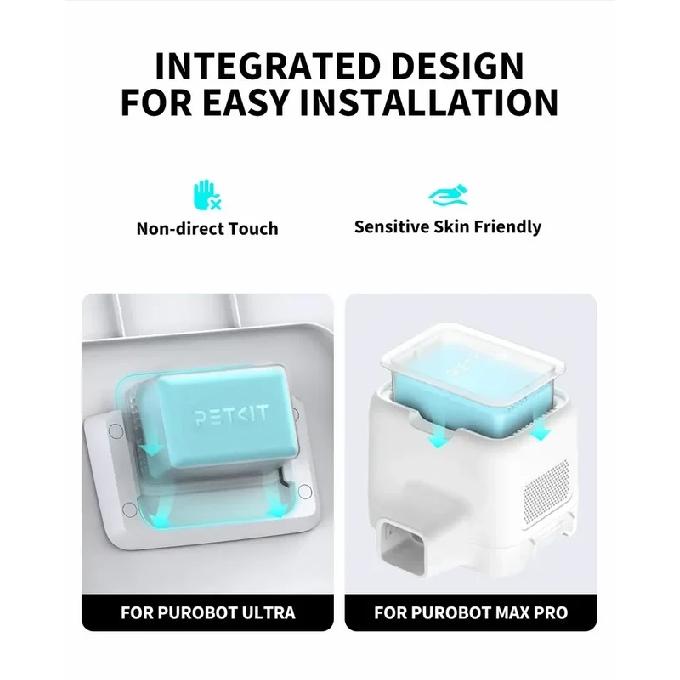Original Petkit Pet Odor Eliminator N60 Exclusive For PUROBOT Ultra Self-Cleaning Cat Litter Box, Cat Toilet Odor Control 3pcs