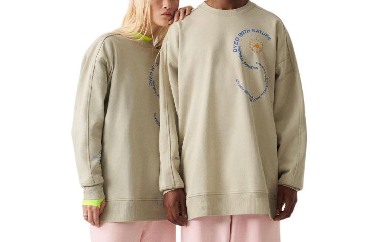 adidas X Stella McCartney Свитшоты Унисекс Светло-желтые С круглым вырезом Умеренный Обычный IA7714