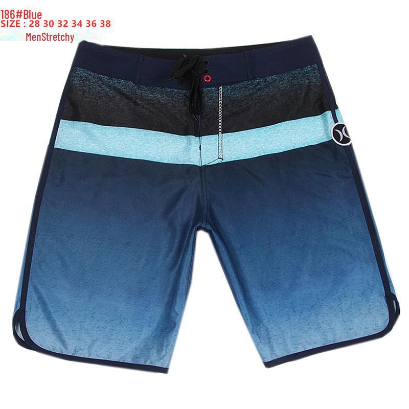 Мужские быстросохнущие шорты для серфинга с 4-сторонним плетением - лето 2024 г., повседневная пляжная одежда