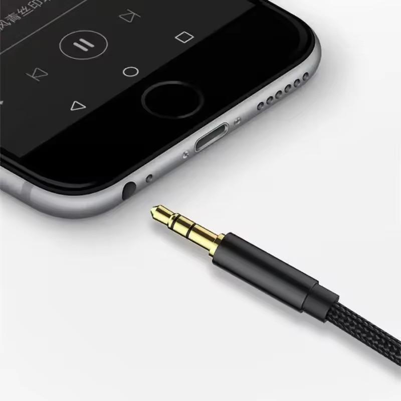 Аудиокабель-удлинитель с разъемом 3,5 мм, кабель Aux «папа-папа» для iPhone, Samsung, автомобиля, наушников, Xiaomi, динамика, MP3, AUX, аудиоразъем 3,5 мм