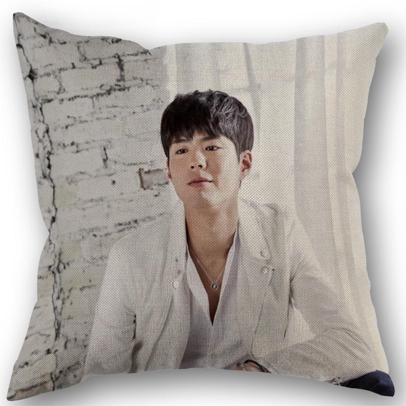 Новая наволочка Kpop с изображением Пак Бо Гома, хлопково-льняная ткань, квадратная наволочка на молнии 45х45 см, свадебная декоративная наволочка