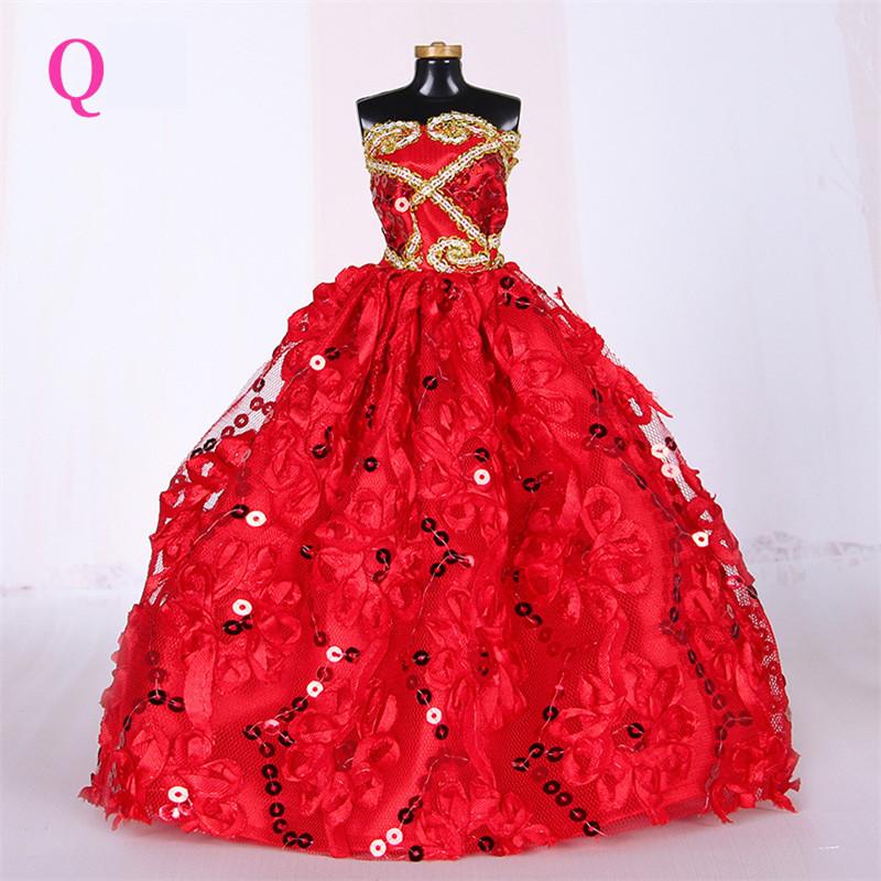 Модная свадебная вечеринка 29 см, лучший подарок, аксессуары для костюмов, игрушки для девочек, платье куклы Барби, сменные аксессуары принцессы, юбка