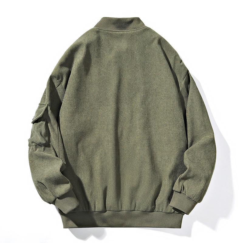 Men's Retro Spring and Autumn New All-match Jackets Fashion Trend Casual Loose Coats Solid Color Tops Jackets for Men