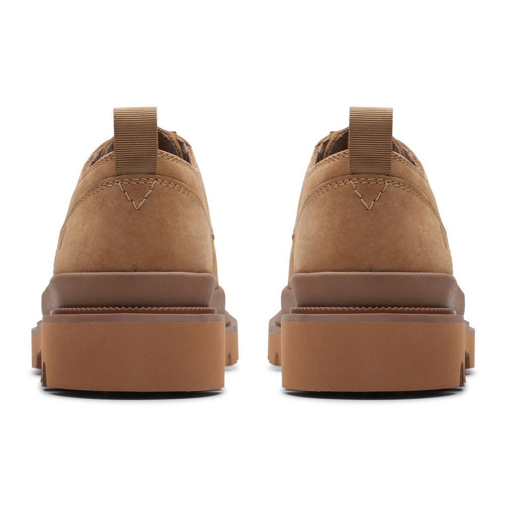 Clarks Leather British Style Commuter Versatile Comfortable Breathable Casual Shoes Men sneakers Yellow 261760887