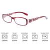 Flower Ultra Light Resin Spring Hinge Eyeglasses Reading Glasses +1.00~+4.0 Diopter Vision Care