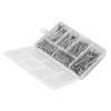 450pcs T Pins Rust Proof Steel Assorted Long Straight Pins with Clear Box for Wig Making Crafts Sewing