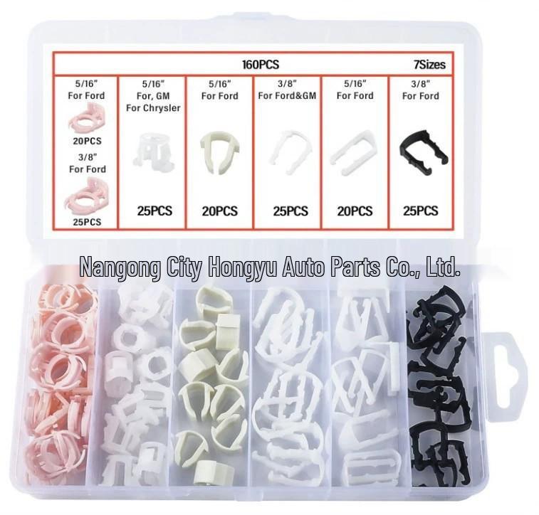 70PCS Fuel Hose & Wiring Organizer Clips for Ford Cars