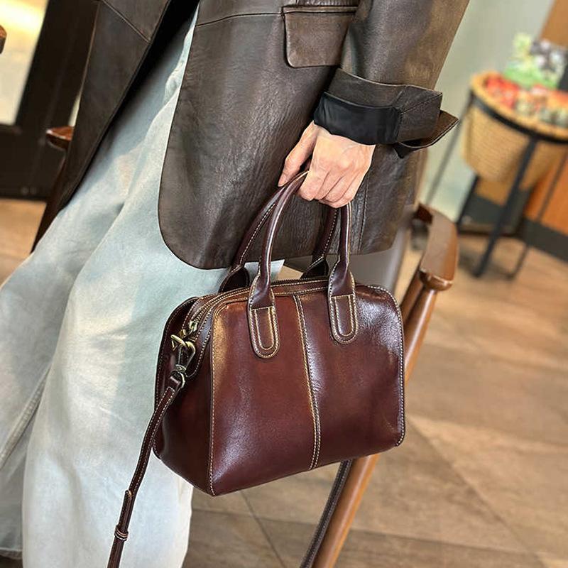 Новая кожаная сумка большой вместимости Большая сумка
