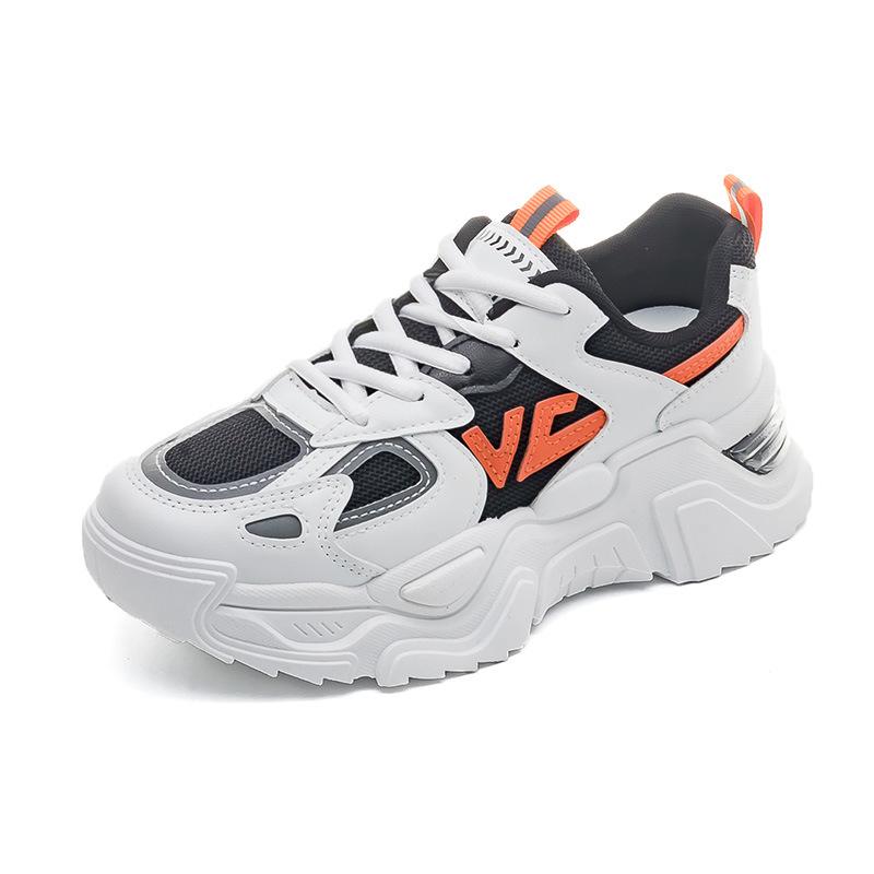 Весенние новые спортивные женские кроссовки с двойной сеткой, повседневные кроссовки на платформе для бега, универсальные дышащие сетчатые кроссовки для папы, в наличии