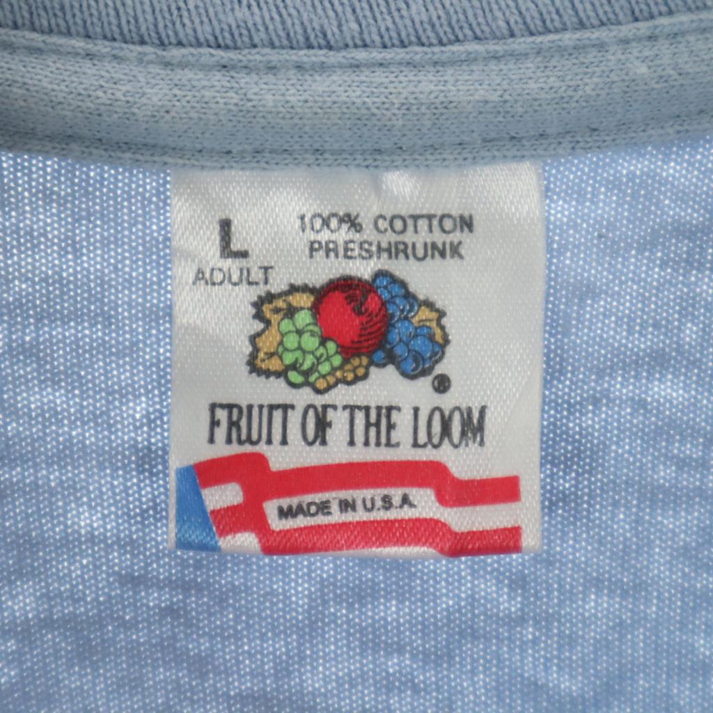 FRUIT OF THE LOOM 90-е годы Старая футболка с коротким рукавом Иисуса Христа, сделано в США, мужская, б/у
