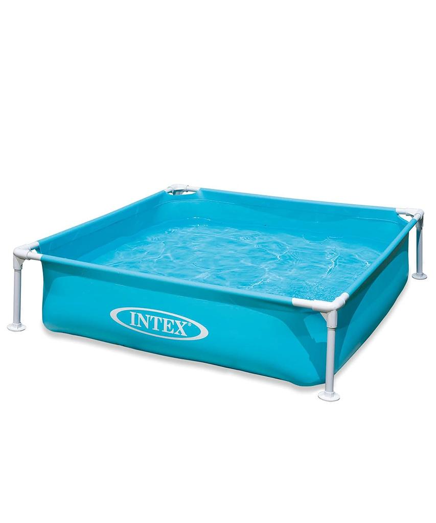 INTEX Mini Frame Pool Blue 122 X 122 X 30cm 57173 Japanese [Genuine Product]
