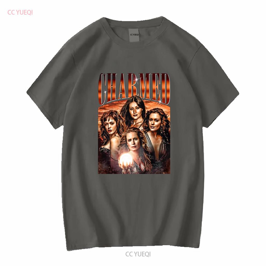 Ограниченная серия футболка Halliwell Charmed в винтажном стиле по мотивам телесериала Для женщин и мужчин с длинным или коротким рукавом винтажная стирка уличная одежда