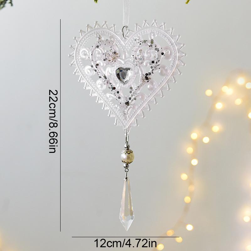 1 шт. Прозрачный рождественский кулон, украшение для дома, новогодний декор, красочный прозрачный ледяной кристалл, кулон, украшения для рождественской елки
