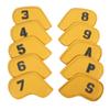 10Pcs Golfs Head Protective Cover for Drivers Golfs Head Cover Putter Protective Guard Golfs Iron Headcover Club Cover