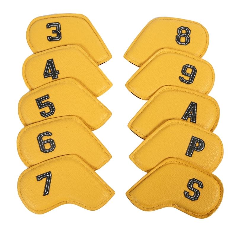 10Pcs Golfs Head Protective Cover for Drivers Golfs Head Cover Putter Protective Guard Golfs Iron Headcover Club Cover