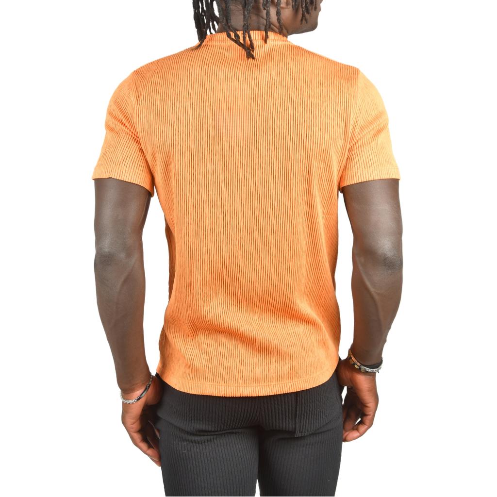 Облегающая трикотажная футболка DeepSEA из лайкры с круглым вырезом 2403230