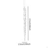 Сосулька Рождественский подвесной орнамент Рождественская елка Декор Прозрачное украшение для фестиваля