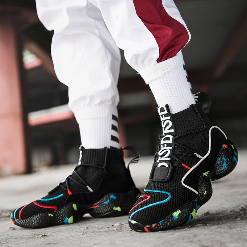 Кроссовки для мужчин, кроссовки, камуфляжные носки, кроссовки, спортивная спортивная обувь, женские дышащие кроссовки для бега, сетчатые кроссовки Chaussure Homme