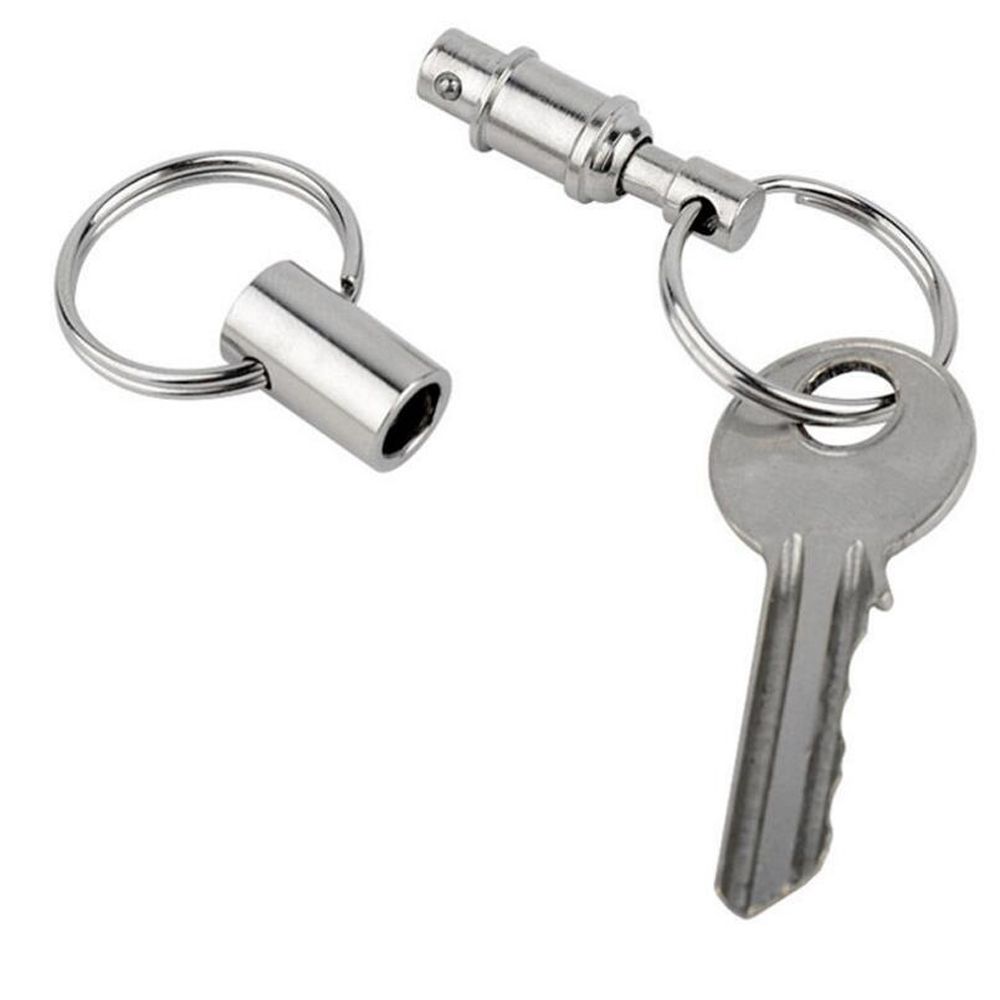 Карабины для выживания с двумя головками, съемные, съемные, дужки, брелки для ключей, брелок, держатель для ключей