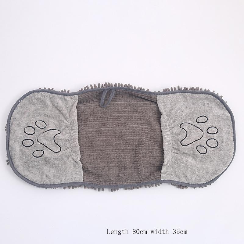 Полотенце для домашних животных 1 шт., впитывающее быстросохнущее банное полотенце для кошек и собак, халат, мягкие чистящие средства для домашних животных, аксессуары для собак