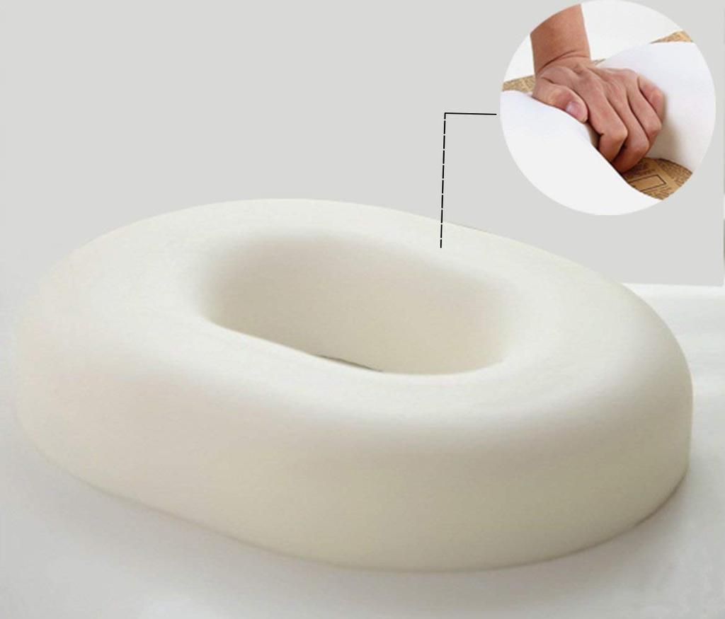 By a Round Seat High Resilience Donut for Postpartum Back Prevents Buttock Cushion [Supervised Midwife] Cushion, Cushion, Hemorrhoids, Pain, Holes,