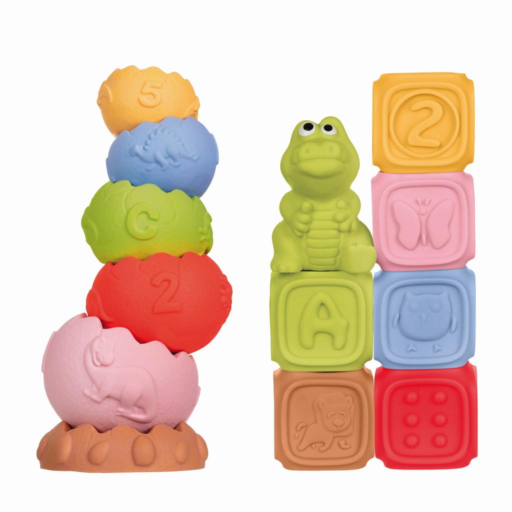 Sensory Blocks, Sensory Pyramid - Montessori Education Set 13 Pcs.