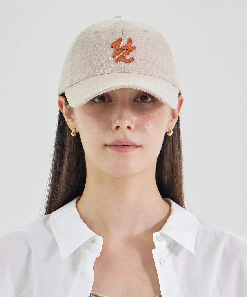 Бейсболка Baja Flow Vz с кожаной нашивкой Натуральная