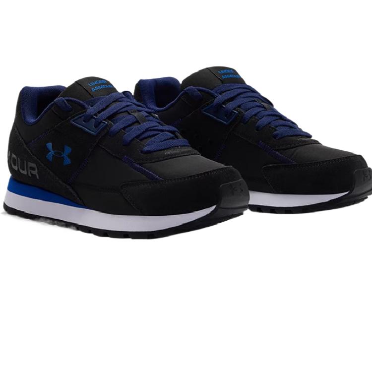 Under Armour Необходимые Удобные Простые Атмосферные Обертывающие Низкие Повседневные Кроссовки Мужские кроссовки Черные 3028408-002