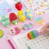 Kawaii летние ластики для мороженого, милые карандашные резиновые ластики, сделай сам, рисунок, живопись, инструмент для письма, каваи, канцелярские принадлежности, офисные принадлежности