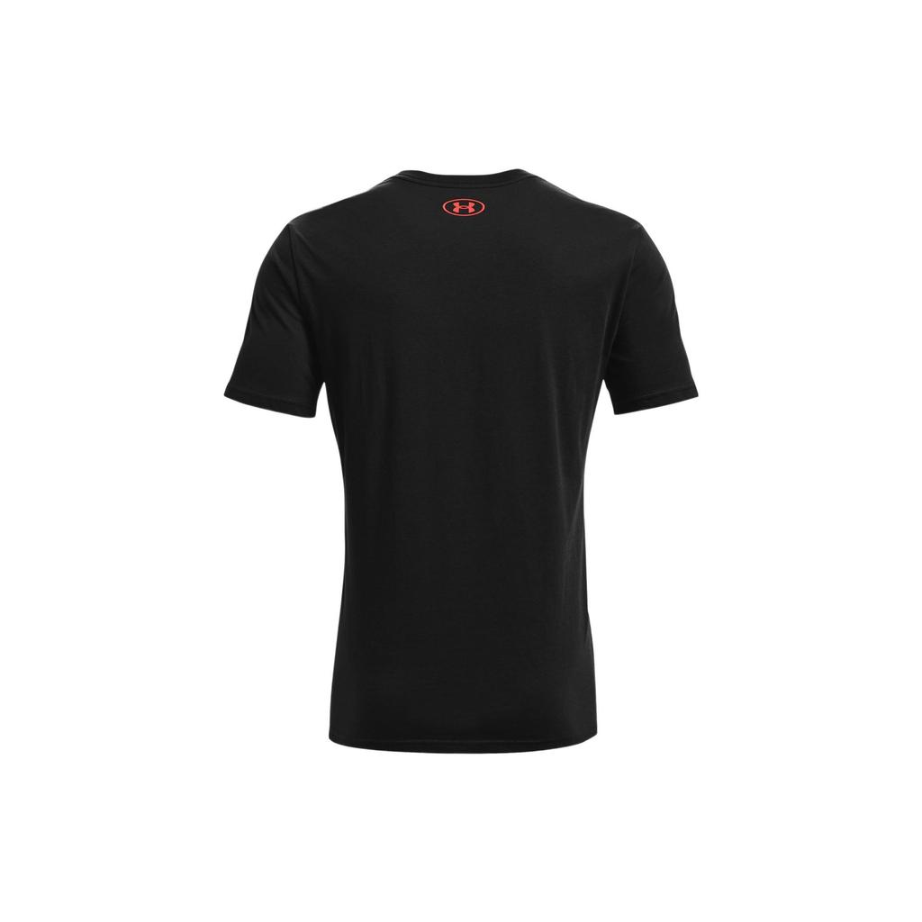 Under Armour Футболка с круглым вырезом и логотипом UA Boxed, спортивная тренировочная футболка для мужчин, черная 1361669-001