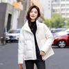White Duck Down Jacket Women's Short Winter Korean Version Young Loose and Versatile Warm Down Casual Jacket Wholesale