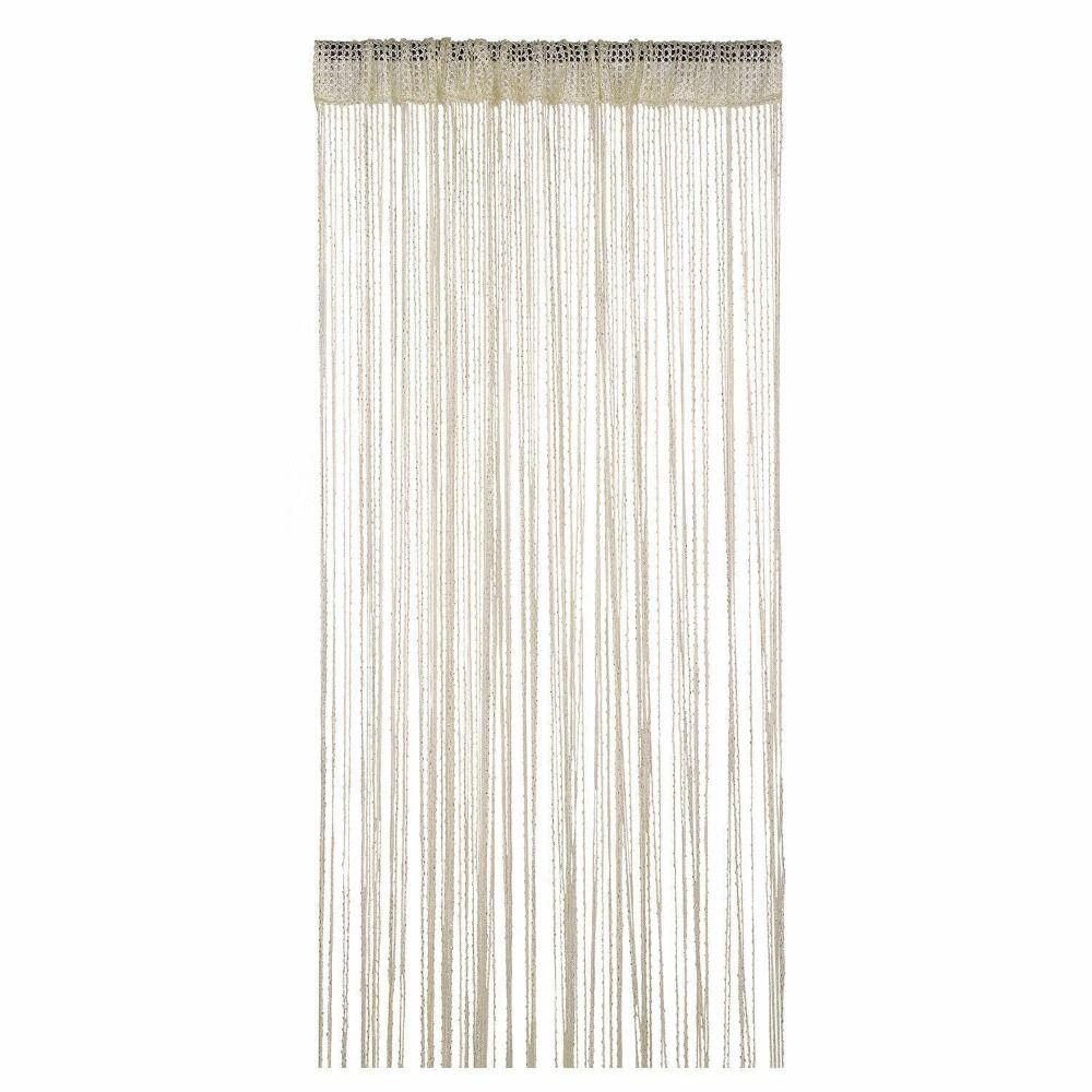 Net Window Curtains Door Fly Screen Hanging Beaded Curtains Glitter String Curtain Screen Panel