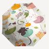 1pc cats yarn Automatic Open/Close Umbrella Compact Folding Umbrella with 8-Rib Shaft for Women/Men, Elegant Birthday1128S