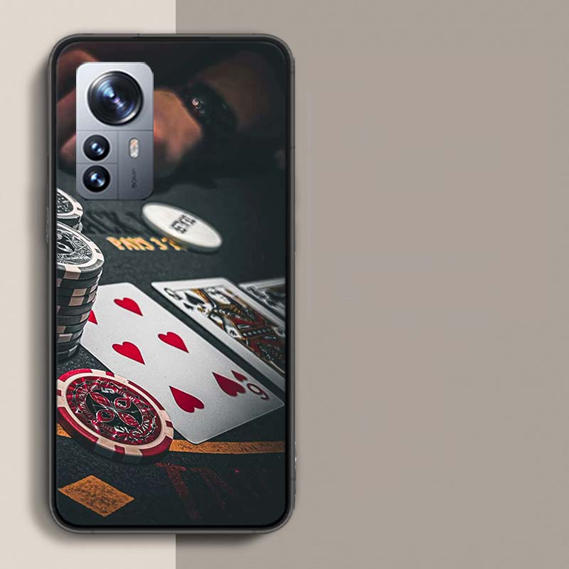 High-Stakes Elegance Casino Luxe Phone Case For Redmi Note 13 Pro Plus 14 Pro+ 12S 12 11S 11T 11E 11 10S 10 9S 9 Xiaomi Capa TPU