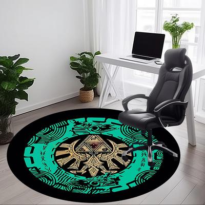 Коврик для офиса Legend of Zelda, Круглая зона, Под офисные стулья, Спальня, Гостиная, Домашний декор a0908171