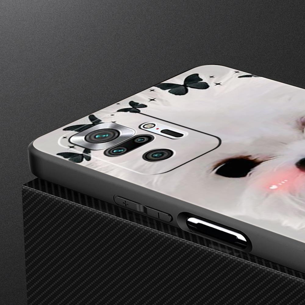 Cute Little Dog Phone Case Cover for Redmi 14C 10C Note 15 14 13 12 10 11 K40 Pro Plus 5G Soft TPU Shockproof Shell Fundas Capas