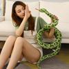 1pc Giant Snakes Plush Toy Simulation Long Golden Python Stuffed Snake Plushie Children Boys Gift Home Decoration