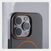 Ультратонкий простой чехол для Magsafe для iphone 17 Air 16 Pro Max 15 14 13 12 Матовый чехол с цветными вставками для защиты объектива Беспроводная зарядка Жесткий ПК-чехол