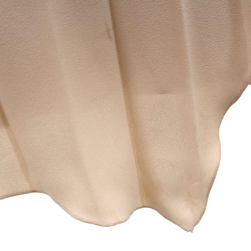 Theory Made In Japan Long Length Pleated Skirt S Pink Beige Waist Rubber Women Used