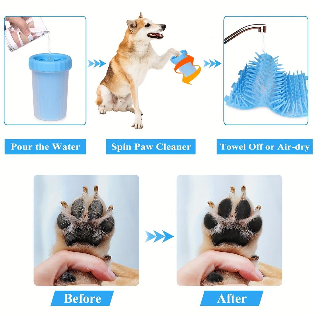 Dog Paw Cleaner, Dog Paw Cleaner, Pet Dog Cleaning Supplies, Gift for Dog Owners, Dog Paw Scrubber, Dirty Paw Cleaning, Dog Worth Having