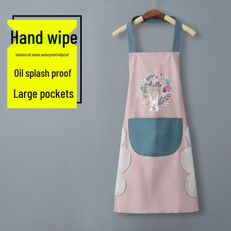 Women's Waterproof Stain-Resistant Fashion Apron for Home and Kitchen Cooking