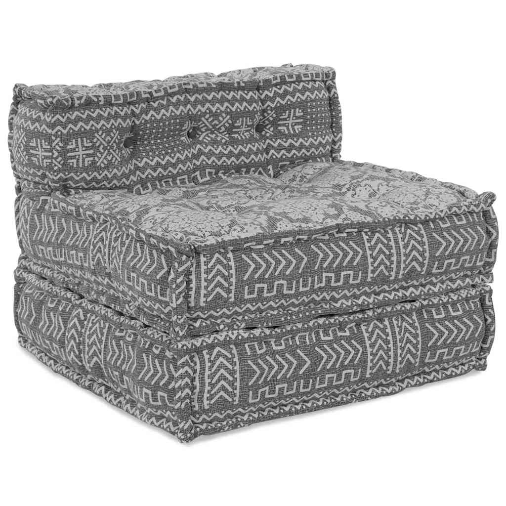 Modular Sofa Set Light Grey 70 x 70 x 56 cm Fabric
